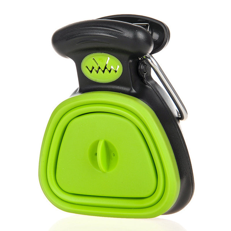 Dog Pet Travel Foldable Pooper Scooper with 1 Roll Decomposable Bags Poop Scoop Clean Pick up Excreta Cleaner Epacket Shipping