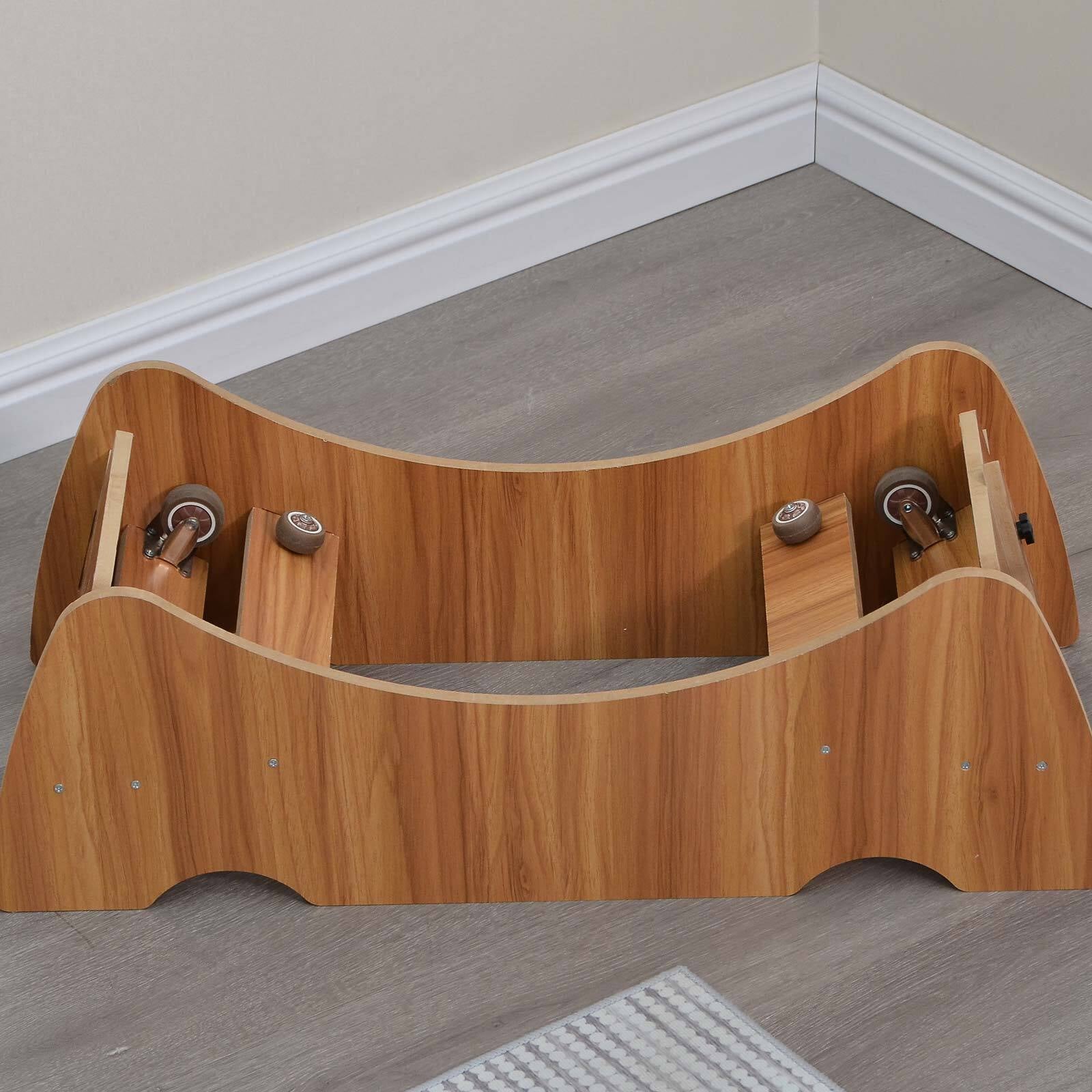 Rypetmia Cat Exercise Wheel Large Wooden/Pvc Cat Treadmill Running Wheel Cat Toy