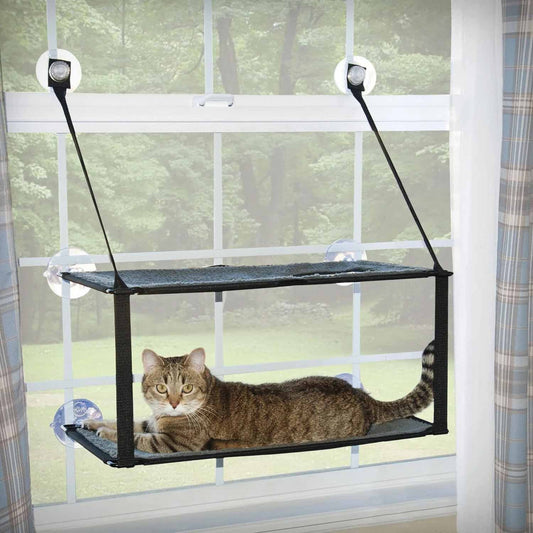 K&H EZ MOUNT WINDOW DBL STACK KITTY SILL 12X23In