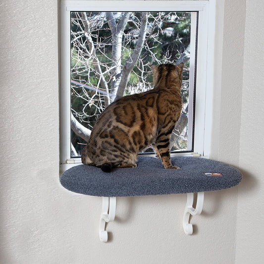 K&H WINDOW KITTY SILL GRAY EACH